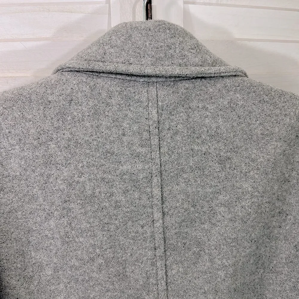 Old Navy Brushed Heather Gray Pea Coat Size XXL
